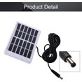 thumbnail image 4 of HUGFEGWE 5Pcs 6V 1.2W Mini Solar Panel Module Polycrystalline Silicon DIY Battery Power Charge Solar Cell Panel Module with Wire DC Plug White CJB91-113691, 4 of 7