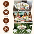 thumbnail image 6 of Easter Spring Round Tablecloth 45-54 Inch Round Fitted Table Cloth with Elastic Edge, Watercolor Bunny Egg Flower Tulip Floral Waterproof Table Cover Protector for Outdoor Picnic Party Dining, 6 of 6