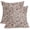 Red Brown, variant on Vintage Floral Pillow Covers 16x16 Inch Set of 2 Antique Taupe Brown Flower Outdoor Throw Pillows Neutral Traditional Square Cushion Case Decoration for Couch Home Decor