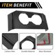 thumbnail image 4 of Ofertas Únicas 1 Pcs Cubierta del soporte para el reposabrazos trasero para Ford F-150 2015-2020 Cubierta del soporte para el reposabrazos del asiento trasero de fibra de carbono ABS Negra, 4 of 6