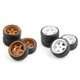 thumbnail image 4 of 4pcs neumático de rueda de goma para Tamiya Tt01 Tt01e Tt02 Tt02b,2 Afortunado Sencillez, 4 of 4