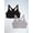 Black & Grey 2PK, variant on , The Serena, Racerback Sports Bra, Wireless, Full Coverage Unpadded Cups, Moisture Wicking Cotton, Light Support (Women's & Women's Plus)