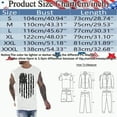 thumbnail image 3 of HCNTES Male Independence Day Spring Summer Vest Print Pattern Round Neck Plus Size Comfortable Vest 5xl tank top big men(M,Red), 3 of 5