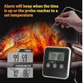thumbnail image 3 of Cooking Thermometer, Kitchen Thermometers Digital Digital Thermometer with Long Probe and LCD Display for Food, Meat, Oil, Milk, Wine, BBQ, 3 of 5