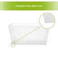 thumbnail image 3 of Kenney Storage Made Simple Organizer Bin with Handles, Set of 2, Clear, 3 of 4