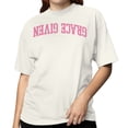 thumbnail image 2 of Grace Given Pink Christian Quote Women's Off-White T-shirt, 2 of 3