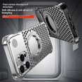 thumbnail image 4 of For iPhone 16 Pro Magnetic Case Aluminum Alloy Perfume Cooling Phone Cover with Rotating Kickstand, 4 of 4