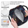 thumbnail image 3 of Salouo Colorful Patterned Snake for Insulated Lunch Bag for Women/Men - Leakproof Cooler Tote Bag Organizer - Reusable Lunch Box for Office Picnic Hiking Beach-One Size, 3 of 6