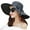 Black, variant on Women's Beach Hat Portable Packable Roll Up Wide Brim Sun Visor UV Protection Floppy Crushable Straw Beach Hat Bonnet Beach Cap Sun Hat for Women Ladies, Black, Khaki, Navy