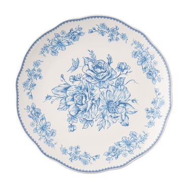 The Pioneer Woman Agatha Stoneware Dinner Plate, Blue
