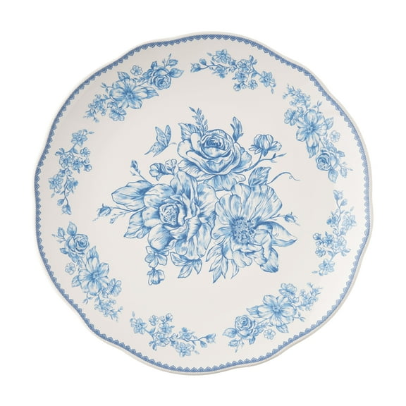 The Pioneer Woman Agatha Stoneware Dinner Plate, Blue