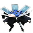 thumbnail image 6 of PreAsion 5 Color 5 Station Double Rotating Screen Printing Press DIY T-Shirt Machine, 6 of 7