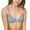 Blue, variant on Wireless Bra for Women, Soft Lightweight Plunge V Neck Low Cut Bra Low Cut Full Coverage Breathable Bra Criss Cross Back Seamless Push Up Post Surgery Daily Beach Bra, Blue