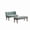 Tiffany Blue + Fabric + Foam+3, variant on LANKANGEuropean‑Style Green Single Sofa Chair Fabric Lazy Accent Chair Dressing Stool for Living Room Bedroom & Balcony