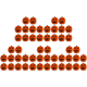 thumbnail image 1 of Pomo Calabaza Halloween Cubierta Botón Pomos Decorativos Silicona para Gabinete (10 Unidades), 1 of 5