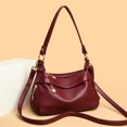 thumbnail image 3 of Bolso de mano de mujer de gran capacidad y alta calidad, bolsos tipo mensajero de color sólido, bolso cruzado de cuero de lujo para mujer, bolso de mano para mujer, 3 of 5