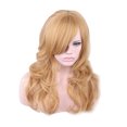thumbnail image 2 of Perruque Blonde Mixte pour Femmes et Filles, Longue et Bouclée, Fibre Synthétique, 2 of 6