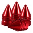 thumbnail image 1 of unbranded 4Ud Tapas De Aire Para Neumáticos En Aluminio Rojo Para Duraderas Y Estilosas, 1 of 8
