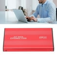 thumbnail image 3 of Boîtier de Disque Dur SSD, Plug and Play Boîtier SSD Stockage de Données Externe pour OS X Stockage de Données Externe pour Ordinateurs Portables Rouge, 3 of 8