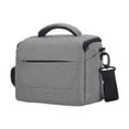 thumbnail image 1 of Estuche para cámara Bolsos de mano Bolso bandolera portátil Bolsa de almacenamiento portátil para 750D 800D Outdoor XA5 XA7 A5000 5100 6000 Em5 Em10 Gris, 1 of 8