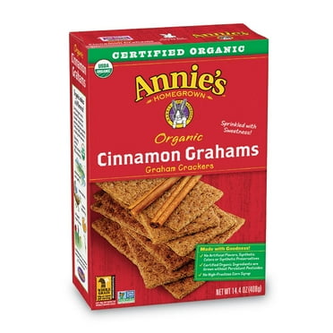 Annie's Organic Cinnamon Graham YYF14 Cracker Bricks Graham Bricks 14.4 oz
