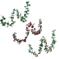 thumbnail image 1 of yingyy 2.2mArtificialSilkRoseGarlandFlowerVineRoseRattanWeddingHomePartyDecorationLeafDecor, 1 of 9