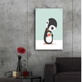 thumbnail image 6 of Epic Art 'Pingu Loves Ice Cream' by Volkan Dalyan, Acrylic Glass Wall Art, 24"x36", 6 of 8