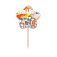 thumbnail image 1 of Partner Party Holi Festival Celebration Toothpick Flags Star Lable Cupcake Picks, 1 of 3