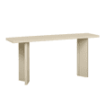 thumbnail image 5 of Hassch Console Table, 63" Long Entryway Table, Foyer Table for Hallway, Living Room, Easy Assembly, Beige, 5 of 8