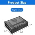 thumbnail image 2 of Gun Safe, portable pistol case, biometric pistol case, featuring three rapid-access methods, Large pistol case with handle, suitable for bedside tables, desks, dressing rooms, and vehicles, 2 of 7