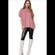 thumbnail image 2 of Suéter Holgado de Corta con Hombros Caídos para Mujer, Color Rosa, Talla L, 2 of 9