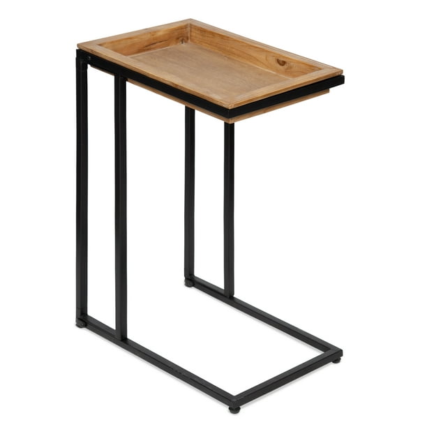 Metal Sofa Foldable Side C Table, Sofa C Table Wood
