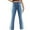 Blue-08, variant on Womens Jeans with Patchwork Stripes High Waisted Stretchy Denim Color Block Straight Wide Leg Trendy Jean