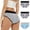 003 Light Blue, variant on SCSAlgin 3PC Womens Menstrual Period Panties Cotton Leak Proof Underwear Postpartum Protective Briefs