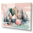 thumbnail image 2 of DESIGN ART Designart "Pink Minimalism Transient Grace Iv" Minimalism Wall Decor 44 in. wide x 34 in. high, 2 of 5