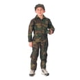 thumbnail image 2 of Rothco Kids Air Force Type Flightsuit - Woodland Camo, Small, 2 of 2