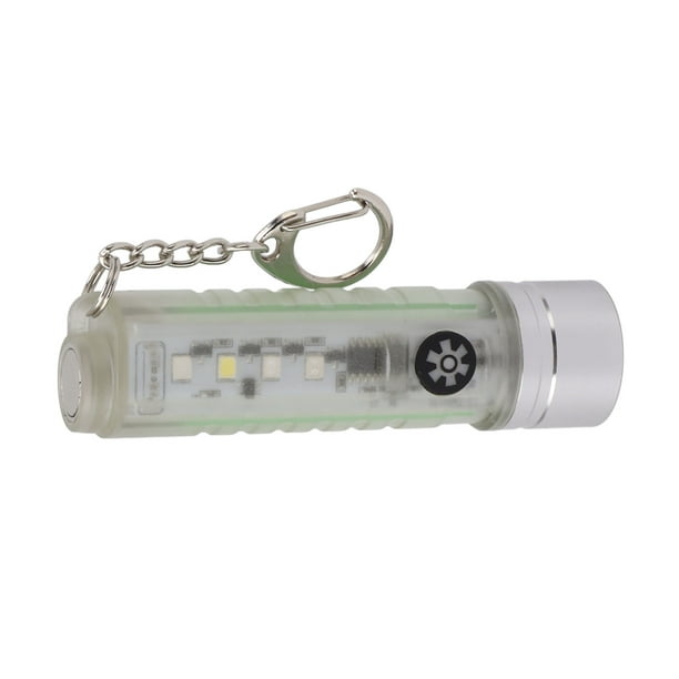 Mini lampes de poche porte-clés LED, torche de poche, pendentif