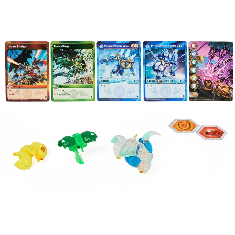 Bakugan Evolutions, Warrior Whale with Nano Fury and Sledge