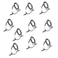 thumbnail image 2 of Guías de caña de pescar Zulema 10 Uds Ojos de Caña de Pescar Cerámica Anillos de Reparación de Línea 30, 2 of 6