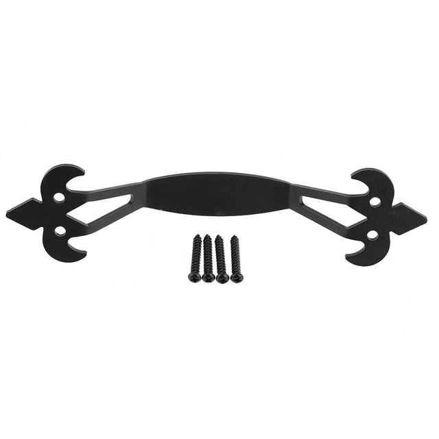 Tirador de acero al carbono macizo para puertas corredizas de Granero, puertas, garajes, cobertizos con accesorios
