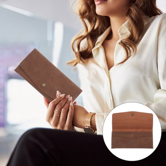 BESTYASH Budget Wallet with PU Card Organizer, Slim Light Brown Wallet for Men and Women