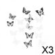thumbnail image 1 of Pegatinas de pared,Mariposa pegatinas calcomanías pared decoraciones del partido,Decoración de mariposa 3D Sala de bodas Regalo de bricolaje,Pegatinas de pared mariposa grande ducha, 1 of 10