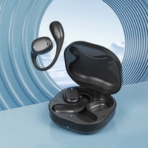 Earphone wireless, Hwkond Wireless Earbuds Bluetooth 5.3 Ear Hanging Type Light-Weight Headphones Built-in Microphone IPX4 Immersive Premium Sound Headset With Charging Case, Black, Up To 60% Off