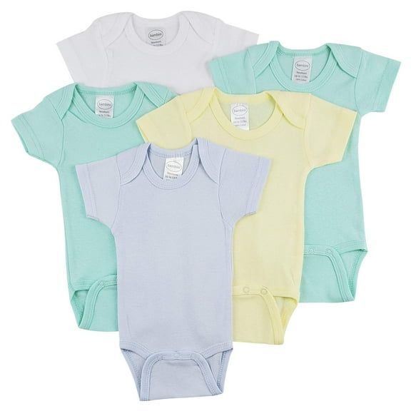 Bambini Short Sleeve One Piece 5 Pack