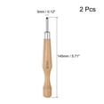 thumbnail image 2 of Uxcell 3mm 50# Carbon Steel Small Wood Handle Craft Carving Knife Tool 2 Pack, 2 of 6