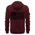 thumbnail image 4 of Sudadera con capucha para hombre, informal, con estampado, deportiva, de manga larga, blusa de poliéster, 4 of 4