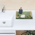 thumbnail image 7 of Ryvnso Green Gnomes Clover Leaves Bathroom Tray Vanity Countertop Trays Acrylic Organizer, 7 of 7