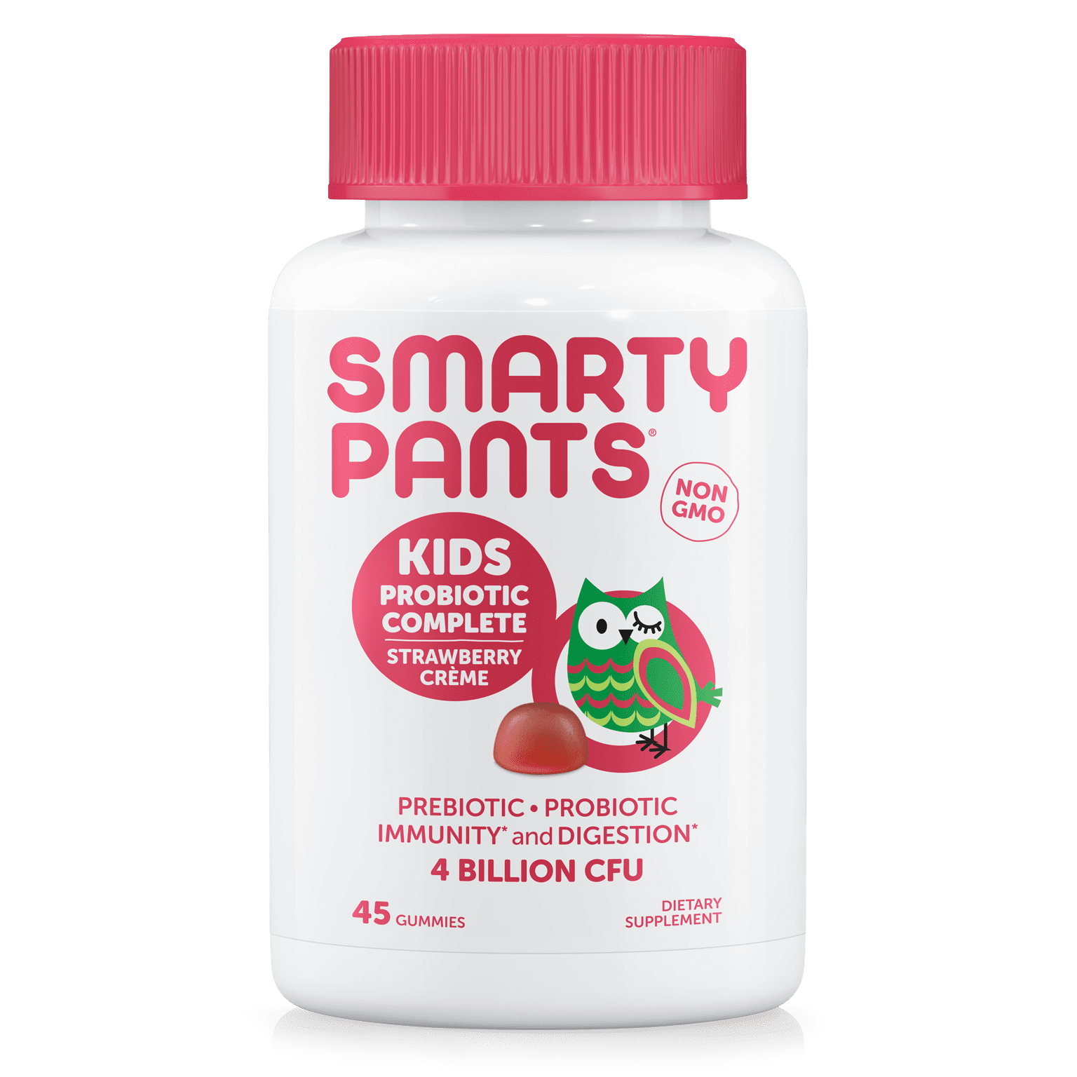 SmartyPants Kids Digestive Probiotic & Prebiotic Gummies, 45 Ct