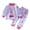 Light Purple, variant on PMVFHDE LittleSleepies Girl's Pajamas Little Boys Girls Pajamas Dinosaur Animals 2 Piece Train Toddler Kids Cartoon Sleepwear Fall Winter Clothes Set Dark Green,1-2 Years