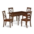 thumbnail image 2 of East West Furniture Dining Room Set Mahogany, MZBO5-MAH-W, 2 of 5